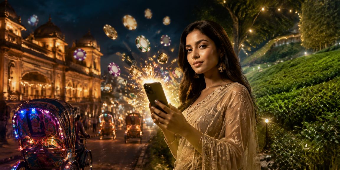 ঢাকায় চা বাগানে মোবাইলে ক্যাসিনো উপভোগ করছেন
